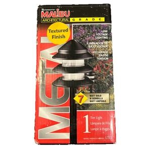 Intermatic Malibu LT13 Metal Low Voltage 7 Watt 3 Tier Landscaping Light New